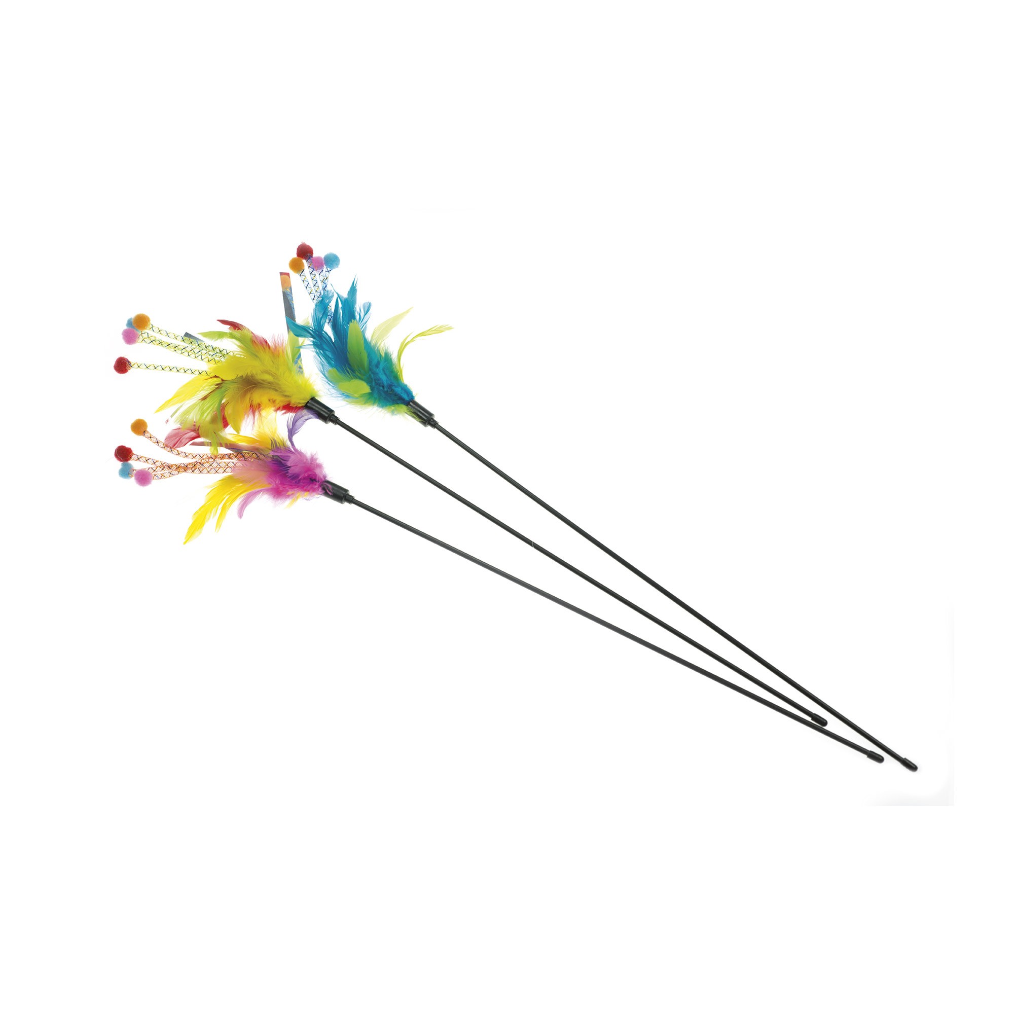 CANE WITH FEATHERS