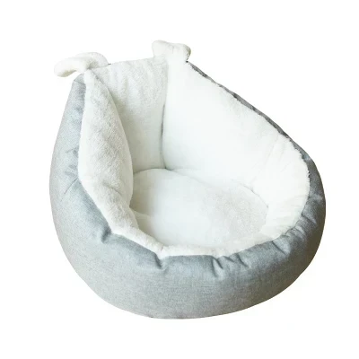 Pet Bed Ear Shape Fluffy - Small