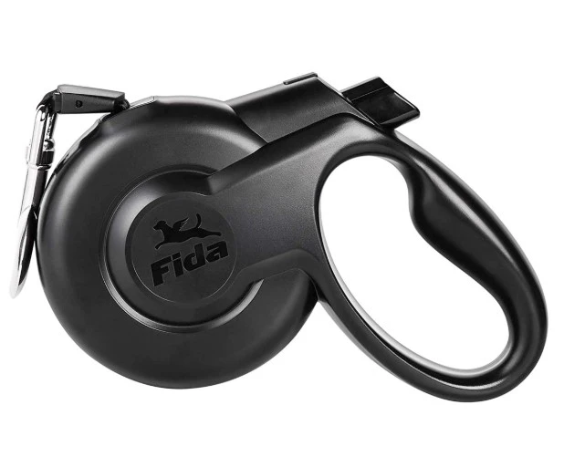 STYLEASH RETRACTABLE TAPE LEASHES - Small, Black