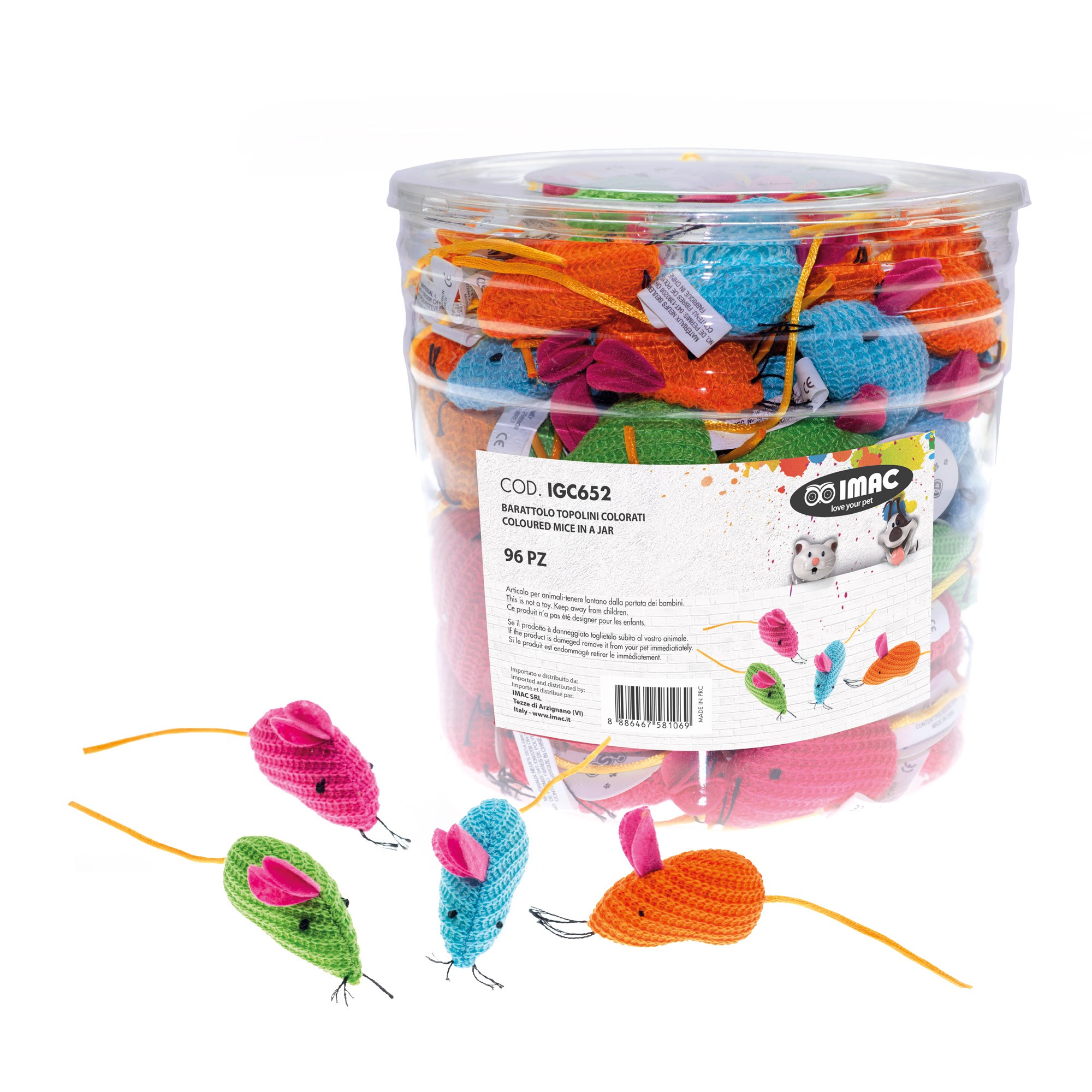 COLOURED MICE FOR CATS