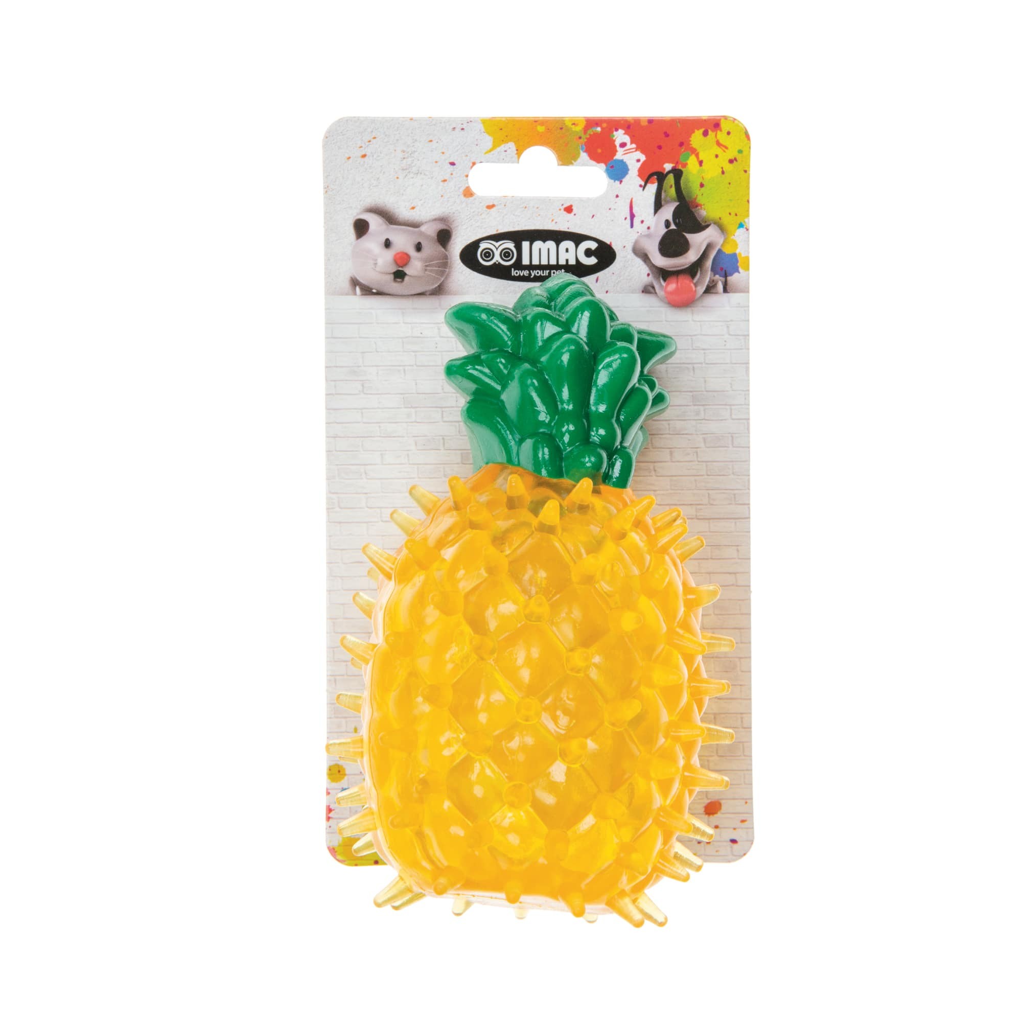 TPR PINEAPPLE dog toy