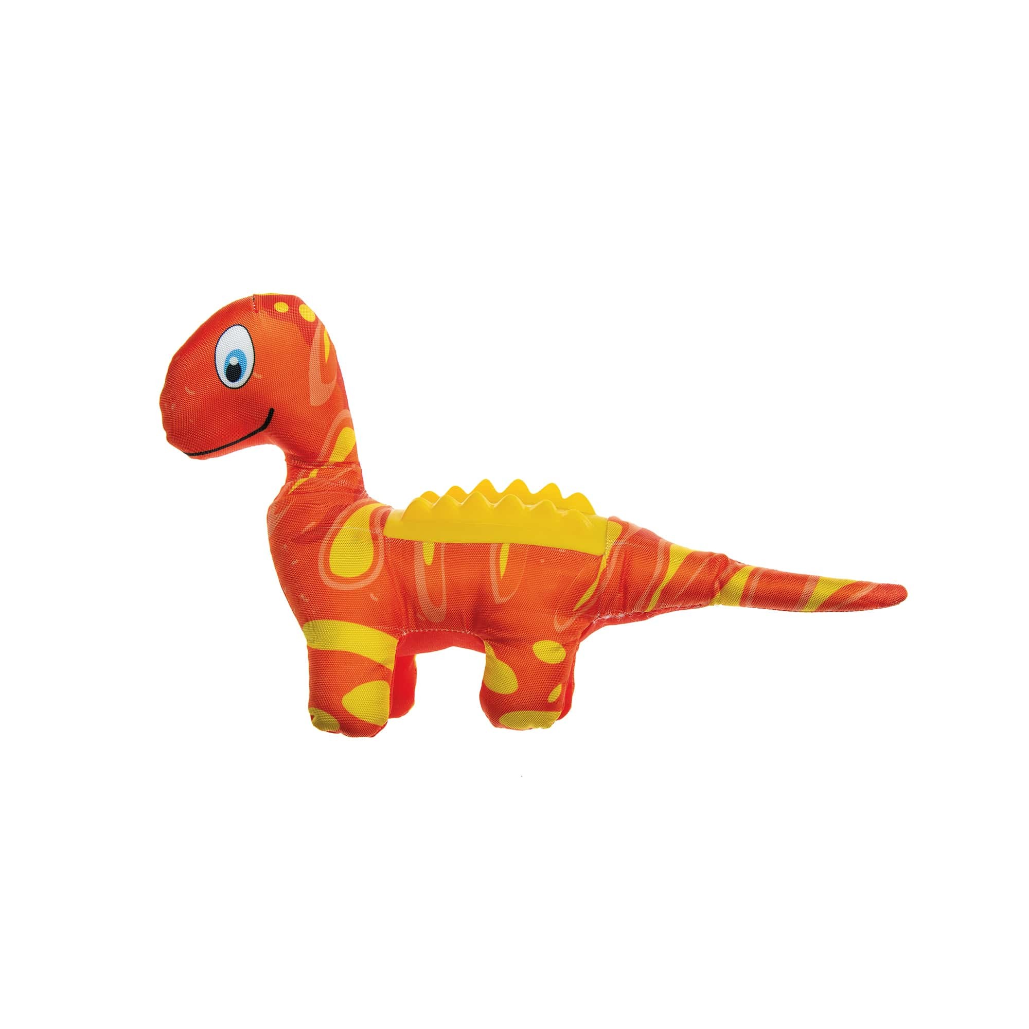 PLUSH DINO WITH PLASTIC BACK