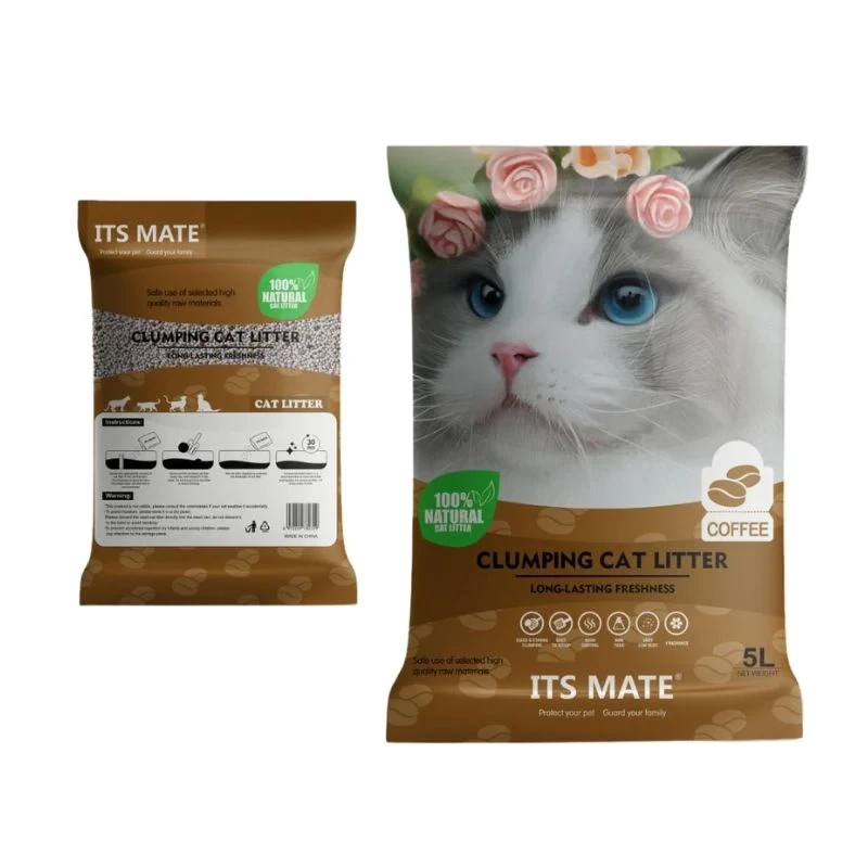 CLUMPING CAT LITTER 5L/4kg with coffee