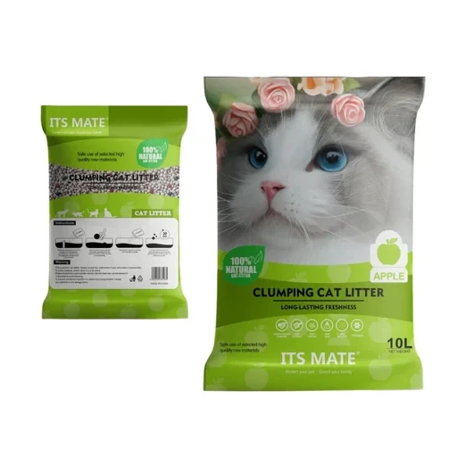 CLUMPING CAT LITTER 5L/4kg with apple
