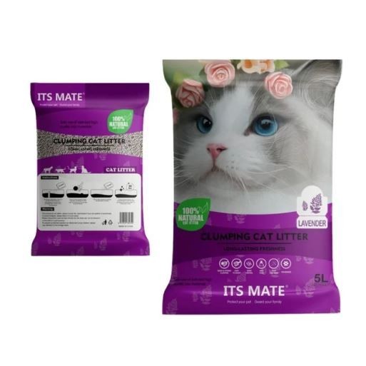 CLUMPING CAT LITTER 5L/4kg with lavender