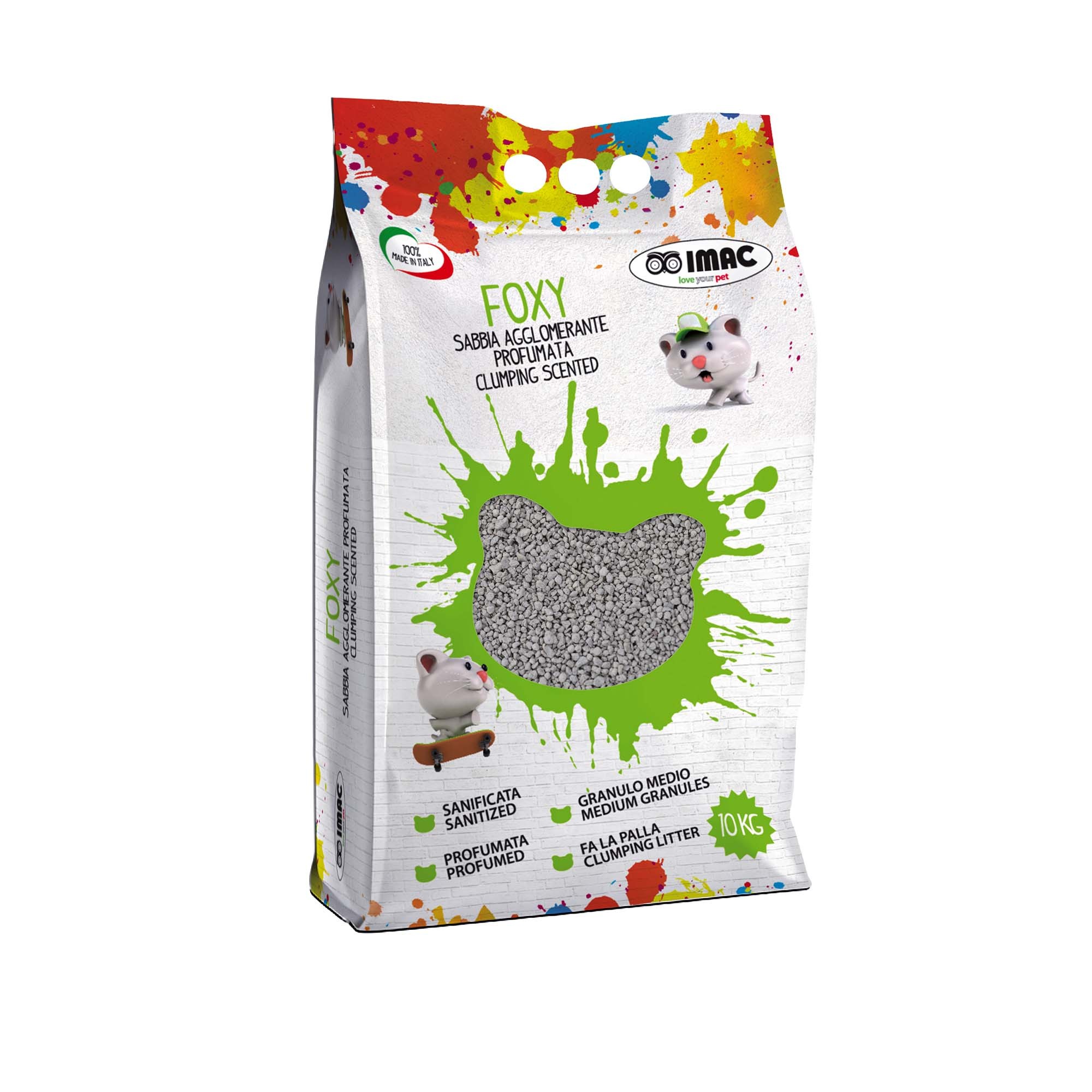 FOXY CLUMPING SCENTED CAT LITTER
