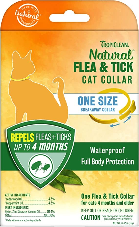 TropiClean Natural Flea &amp; Tick Cat Collar