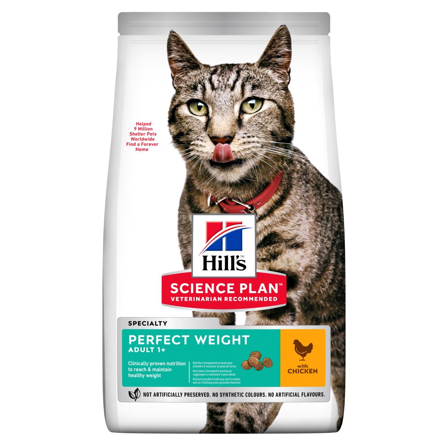 Hill's Perfect Weight Adult Cat w/Chicken 2.5kg