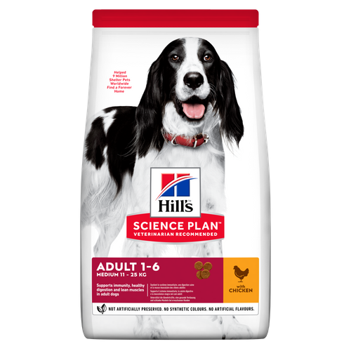 HILL'S SP Medium Adult Dog With Chicken 14kg