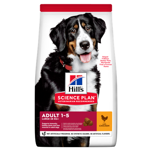 HILL'S SP L Breed Adult Dog Food w/Chicken 18 kg