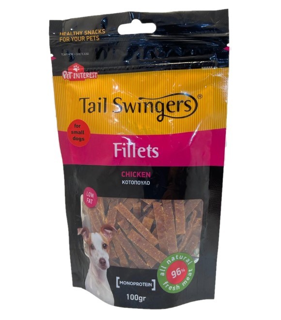 Tail Swingers Fillets Chicken For Small Dogs 100g