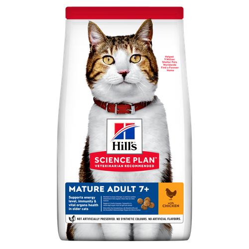 Hill's Mature Adult 7+ Cat Food with Chicken