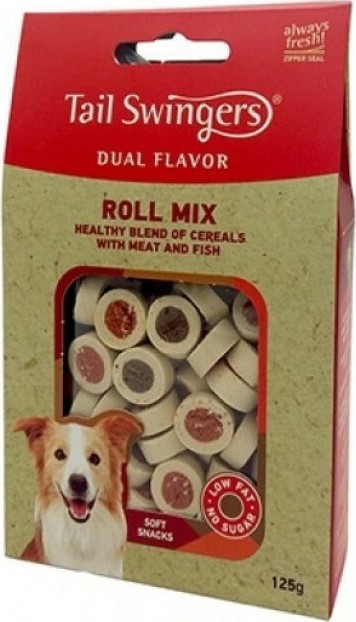 Dual Flavor Roll Mix with meat and fish 125g