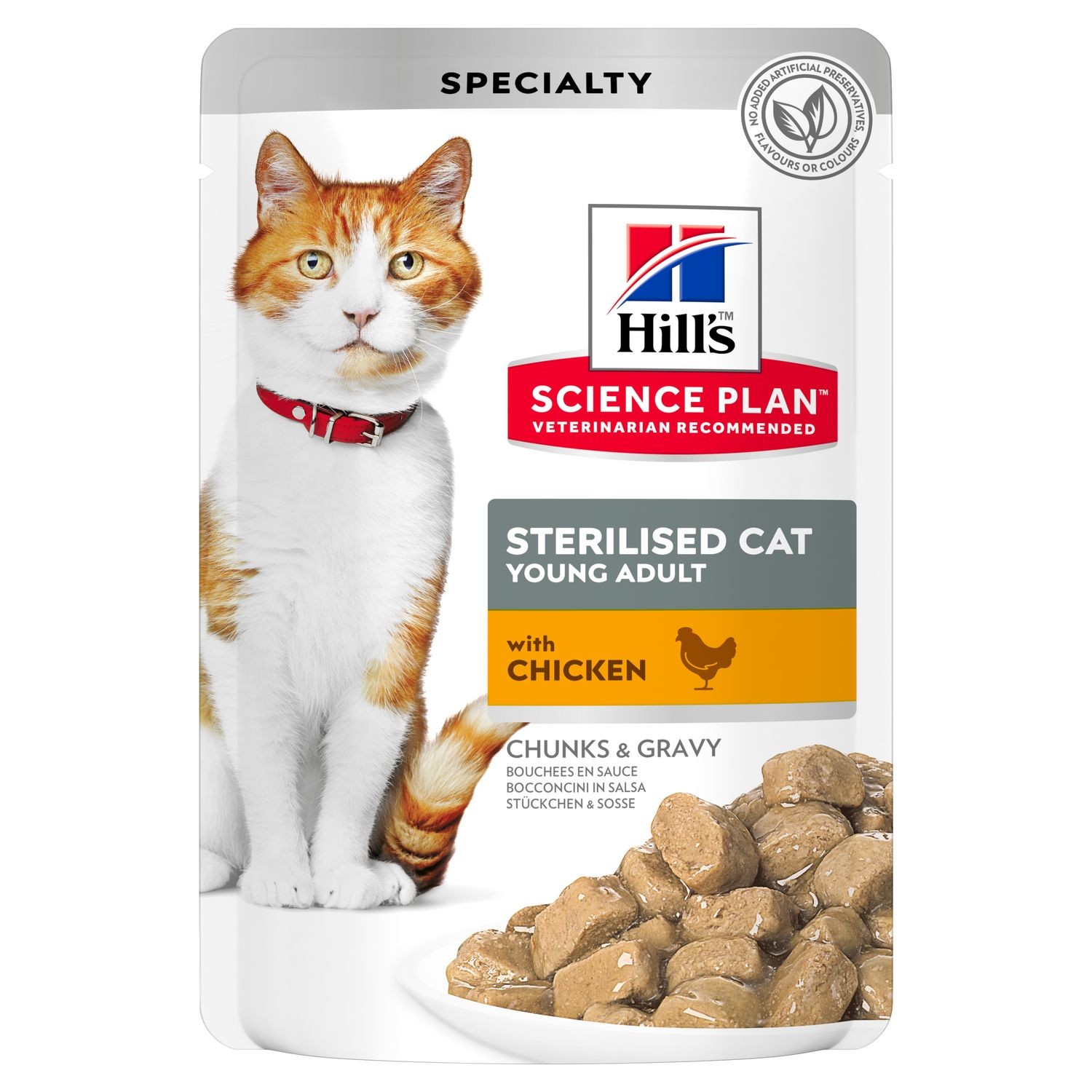 SP Sterilised Young Adult Cat w/ Chicken (POUCH)