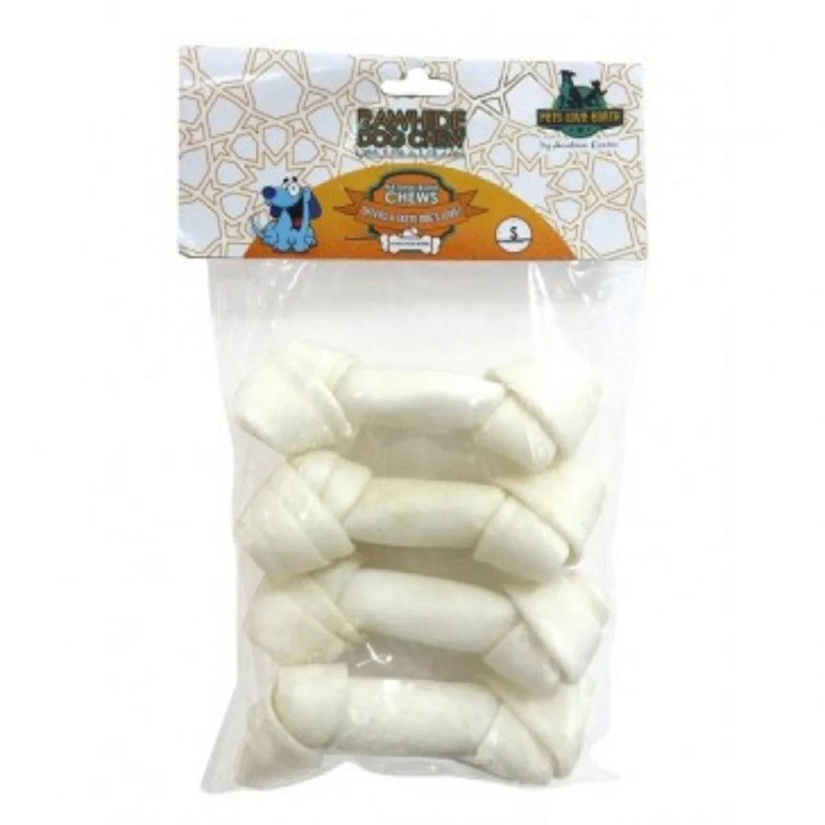 Pets Love Earth Rawhide Chew 4Pk 4 Inch