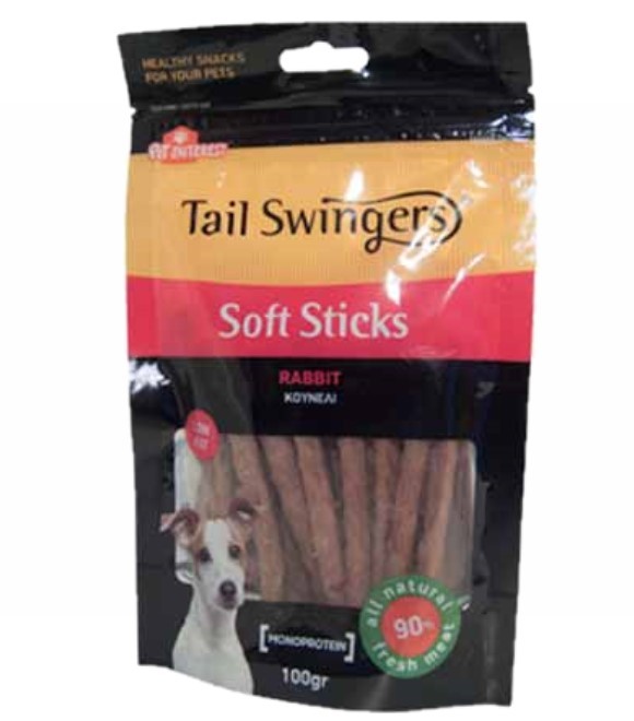 Pet Interest Tail Swingers Soft Sticks - Beef