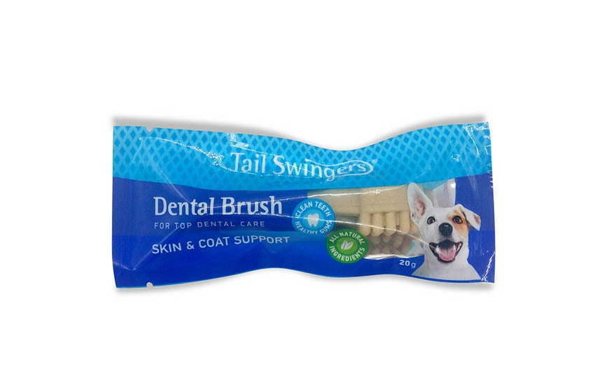 Tail swingers Dental brush treats