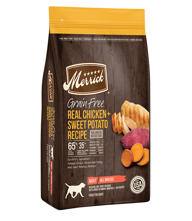 Merrick ADULT DOGS Chicken & Sweet Potato 9.9KG