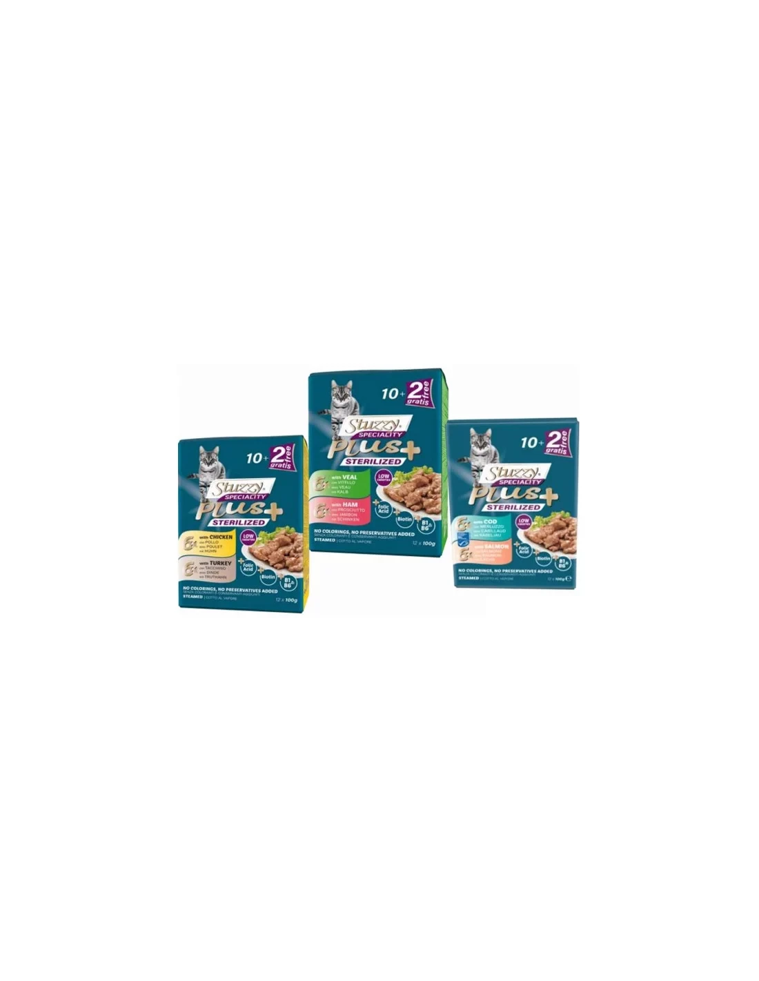 Stuzzy Sterilized Multy Pack w/Cod and Salmon