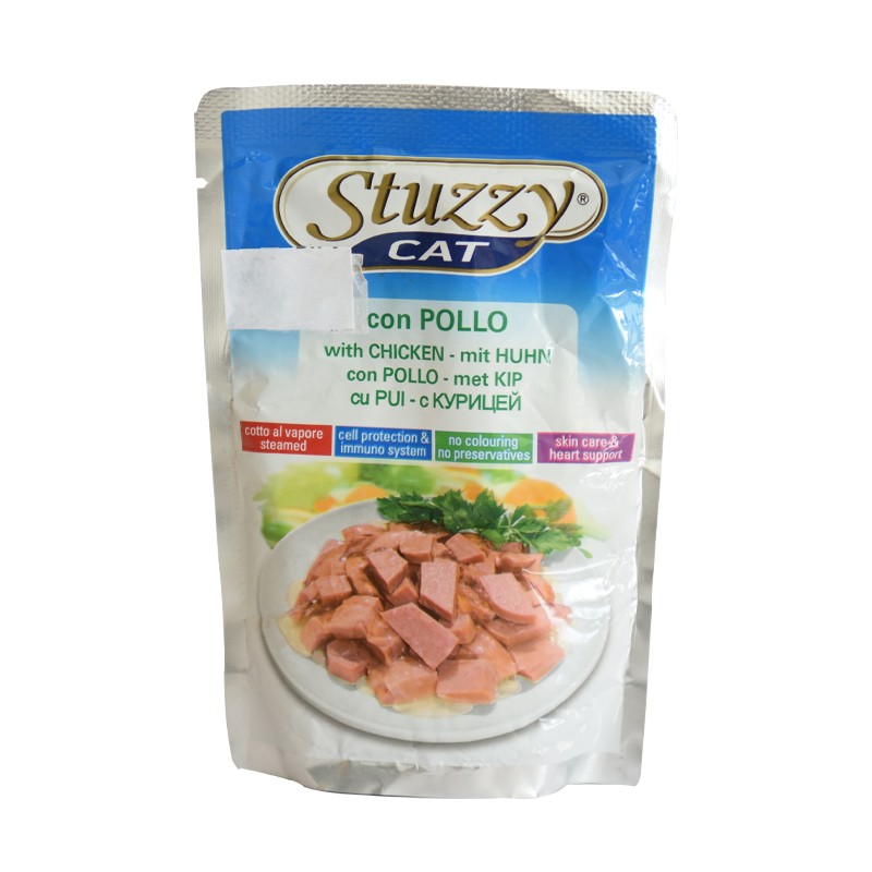 Stuzzy Cat Con Pollo With Chicken Pouch 100g