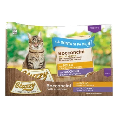 Stuzzy Cat Bocconcini Chicken & Turkey 85gX4pk