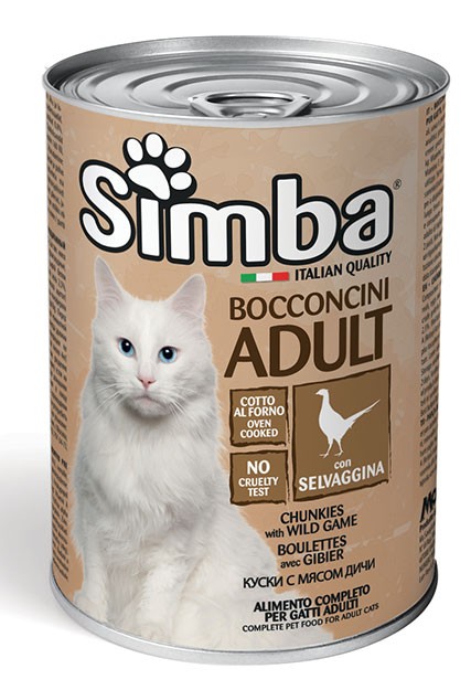 Simba Cat Adult Chunkies With Wild Game 415g