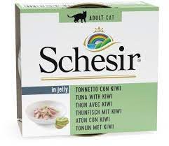 Schesir Can for Cat Tuna with Kiwi75g