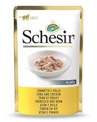 Schesir Tuna & Chicken in Jelly For Adult Pouch