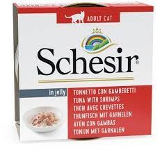 Schesir Can for Cat Tuna with Shrimps 85g