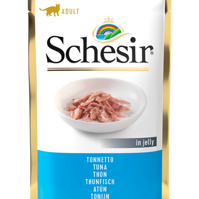 Schesir Tuna in Jelly For Adult Cat Pouch 85g