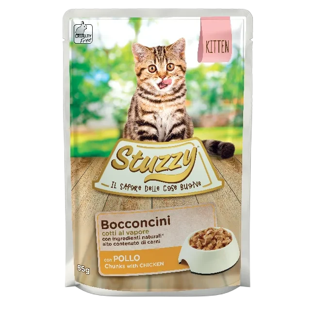 Stuzzy Cat Bocconcini Chicken with Chunks 85g