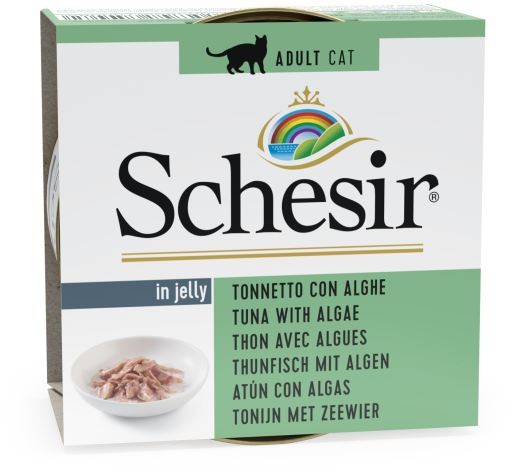 Schesir Can for Cat Tuna with Algae 85g