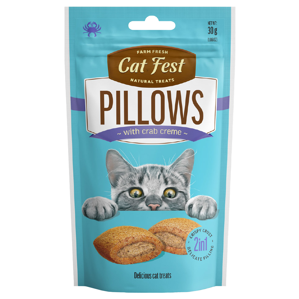 Cat Fest Farm Fresh Pillows w/Crabs Creme