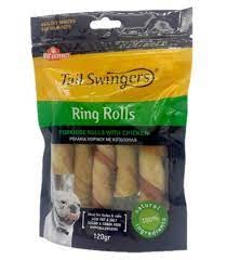 Tail Swingers Ring Rolls Porkhide Rolls w/ Duck