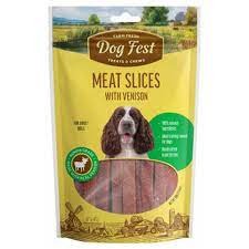 Farm fresh dog fest meat slices w/vension