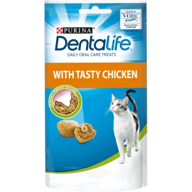 DENTALIFE Dental Chicken Cat Treats 40g