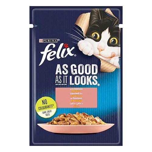 Felix adult salmon pouch 85g