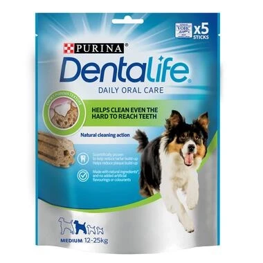 DENTALIFE Medium Dog Dental Dog Chews 115g