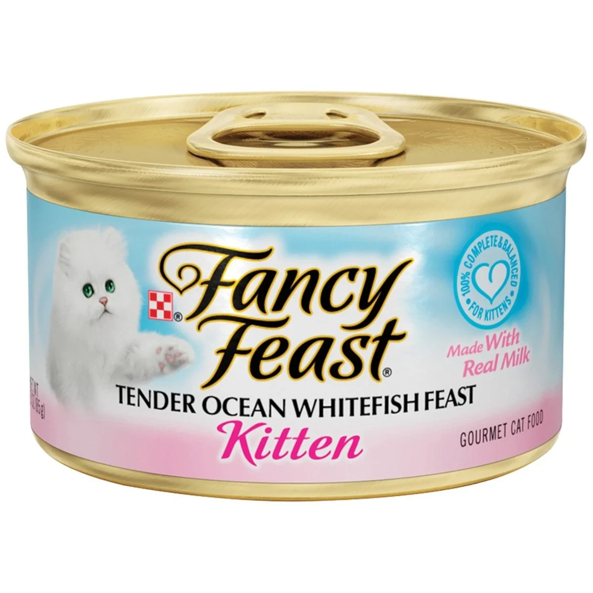 Purina Fancy Feast Kitten Whitefish Wet Food 85g