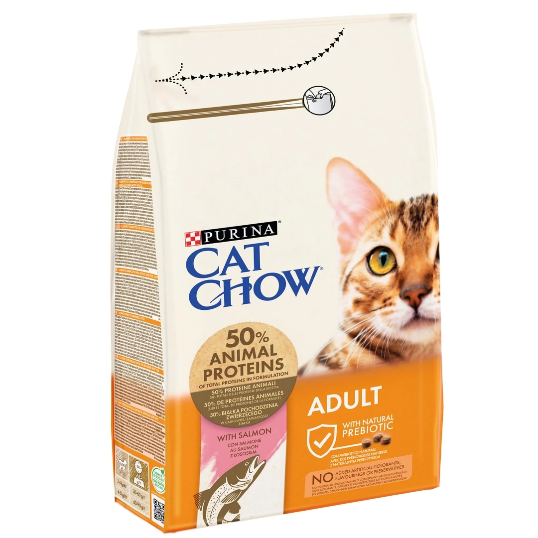 Purina CAT CHOW Adult w/Salmon Dry Food 1.5kg