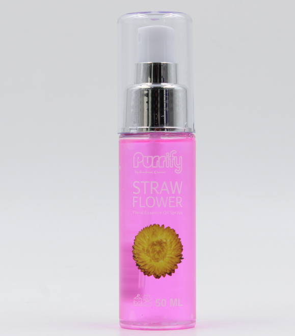 Purrify Floral Essence Oil Spray Straw Flower