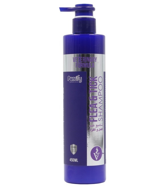 Purrify Veterinary Flea &amp; Tick Shampoo 450ml