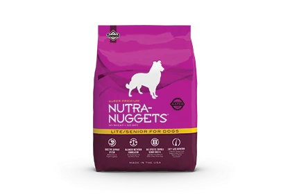 NUTRA-NUGGETS LITE/SENIOR FORMULA FOR DOGS 15kg