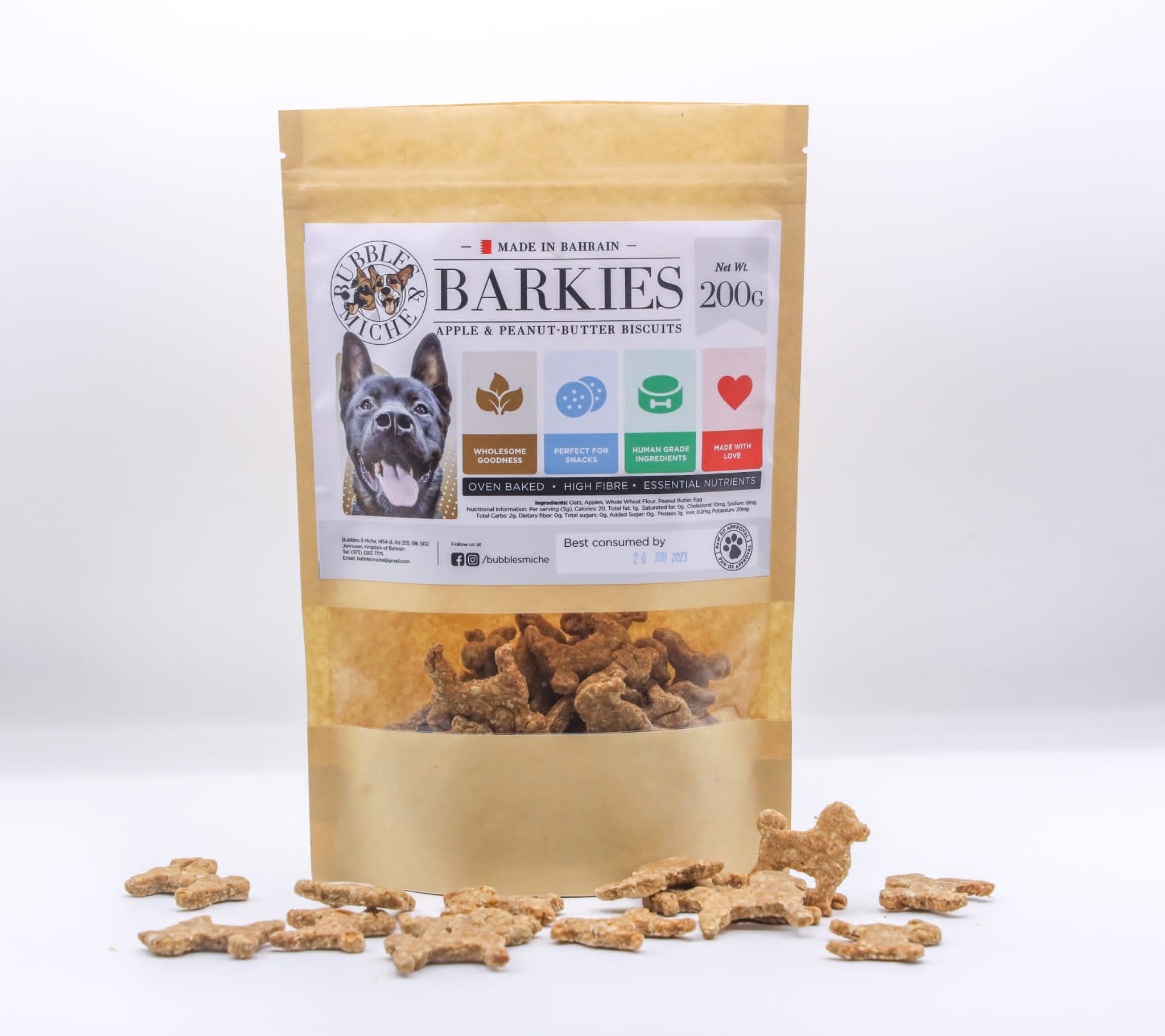 Barkies (Peanut Butter Biscuits) 60g