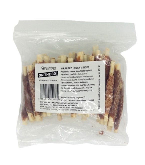 Pet Interest OTG Wrapped Duck Sticks