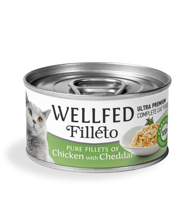 Pet Interest Wellfed Fillet Chicken & Cheddar 70g