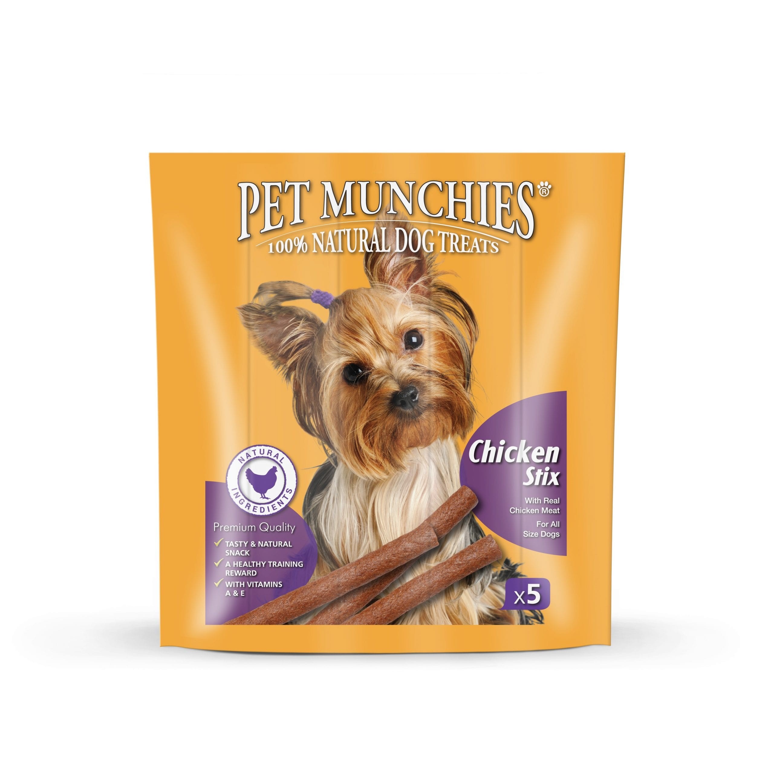 Pet Munchies Chicken Stix Dog Treats 50g