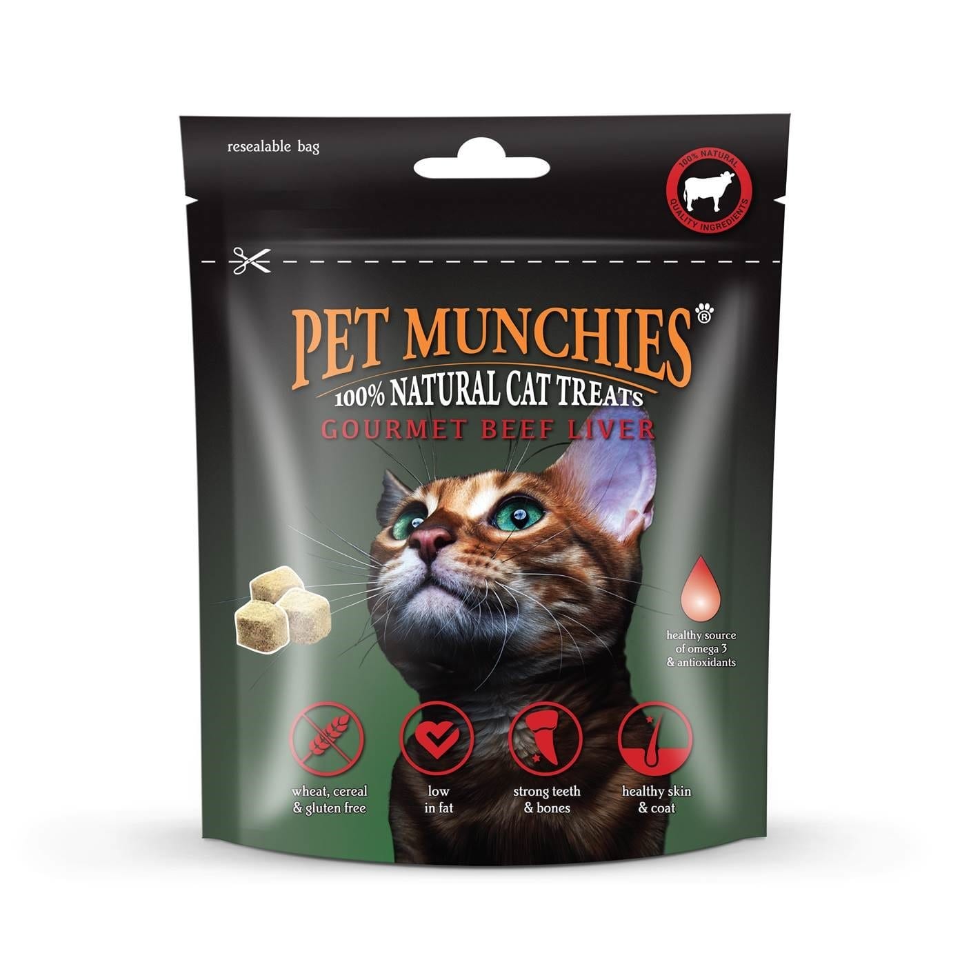 Pet Munchies Beef Liver Cat Treats 10g