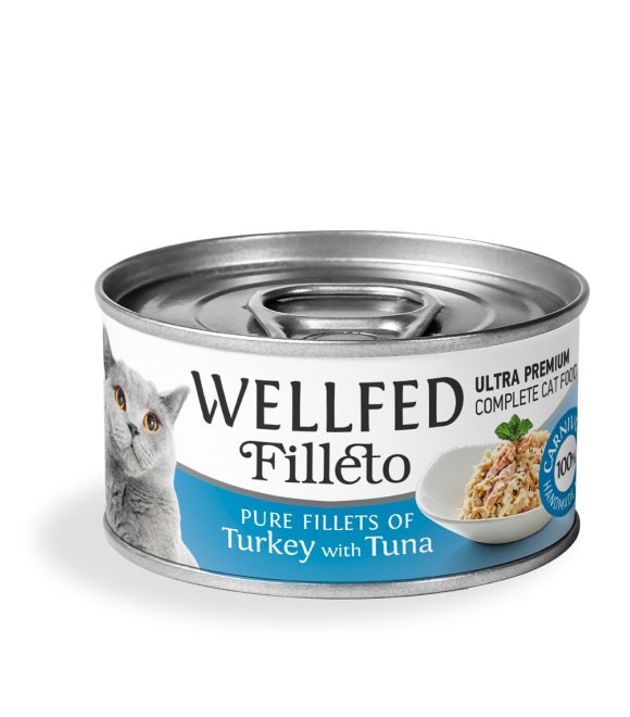Pet Interest Wellfed Fillet Turkey & Tuna 70g