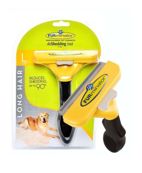 FURminator DeShedding Tools For Long Hair Dogs -L
